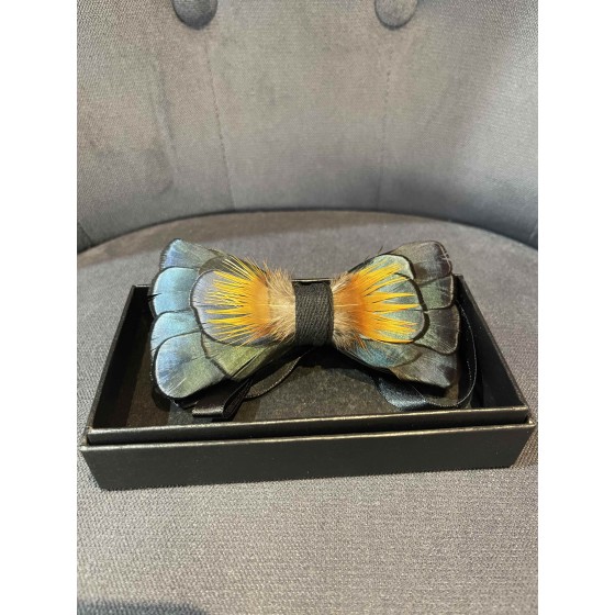 Noeud Papillon en plume