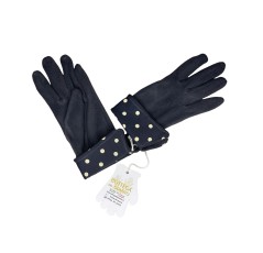 Gants à revers pois