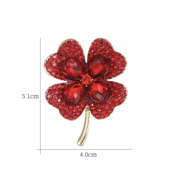 Broche Trèfle à 4 feuilles
